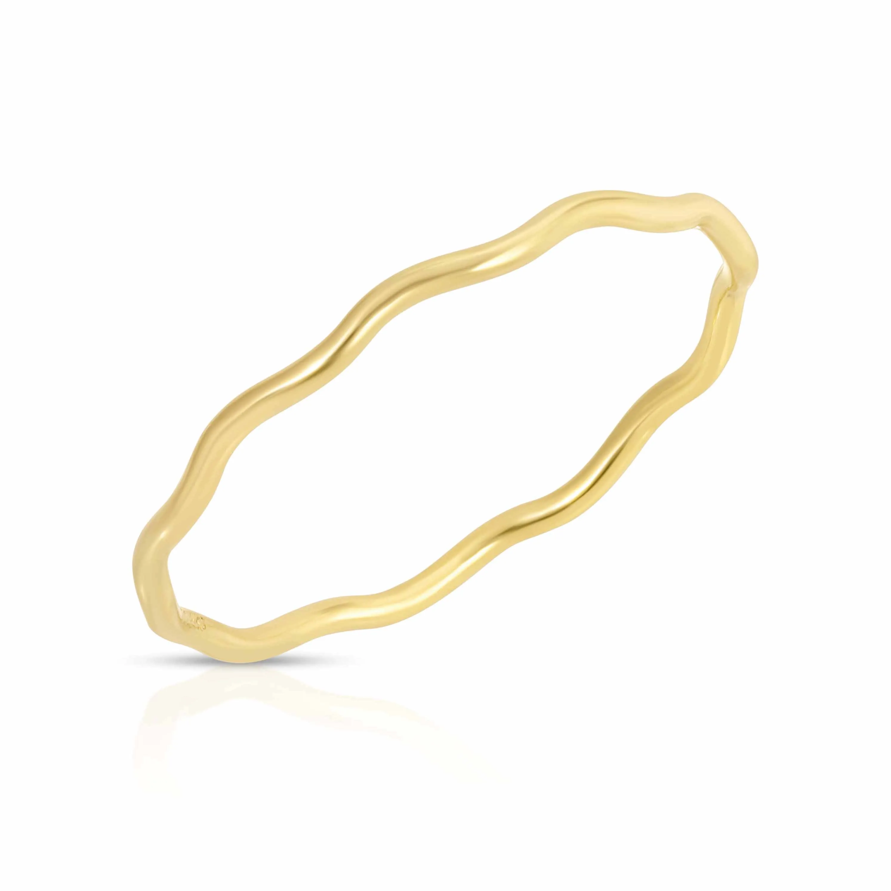 Wavy Wire  Band Ring