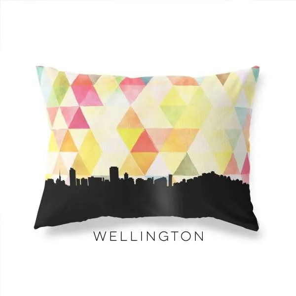 Wellington, New Zealand geometric skyline