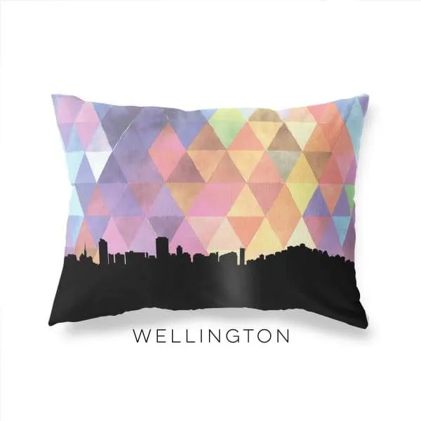 Wellington, New Zealand geometric skyline