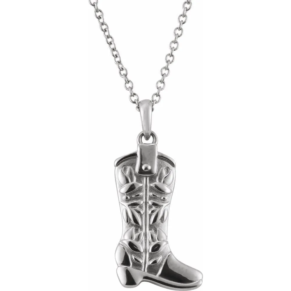 Western Boot Pendant - Special Order