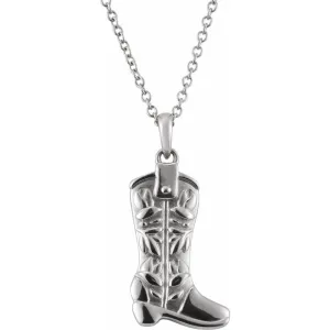 Western Boot Pendant - Special Order