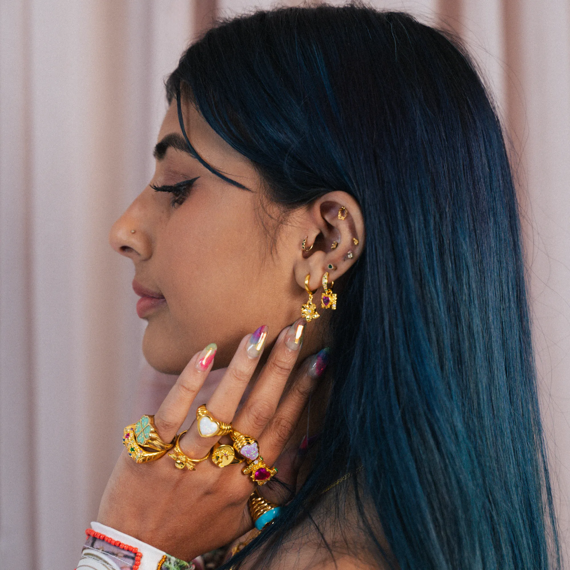 Wildflower Earrings Gold