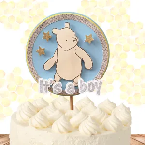 Winnie the Pooh "It's a Boy" Cake Topper