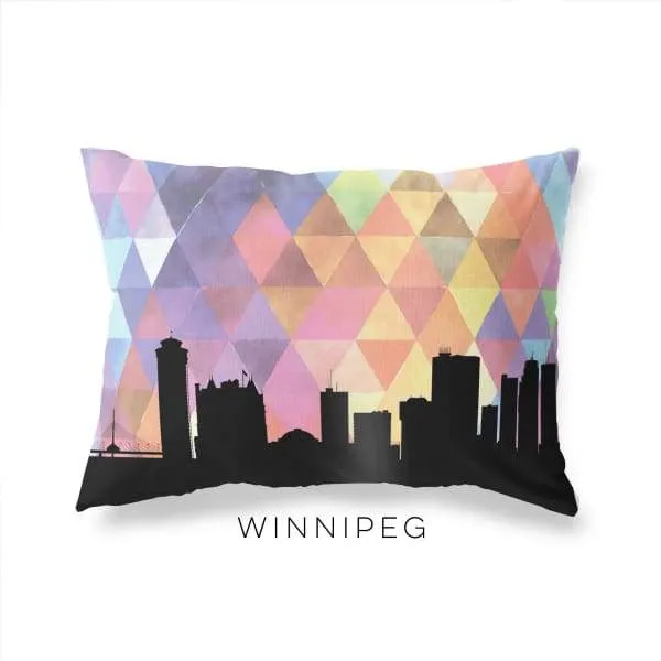 Winnipeg, Manitoba geometric skyline