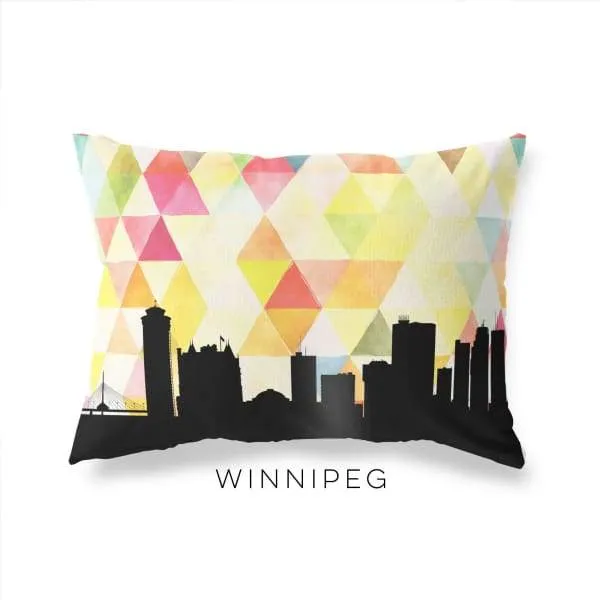 Winnipeg, Manitoba geometric skyline