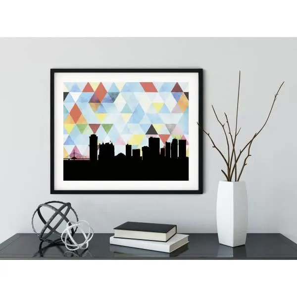 Winnipeg, Manitoba geometric skyline