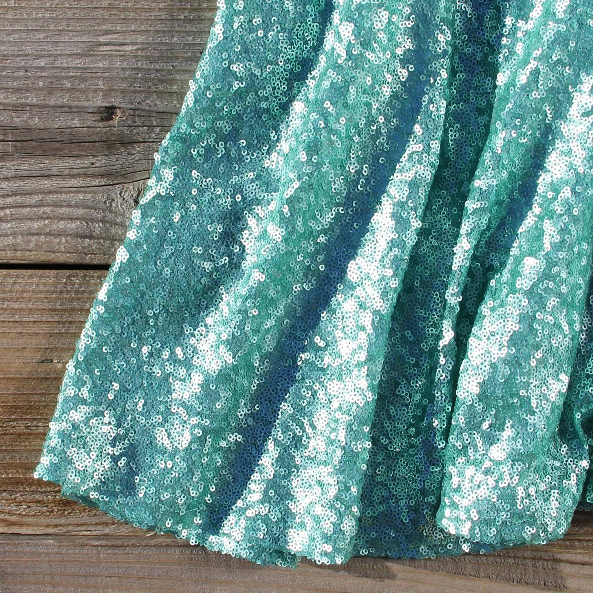 Wishing Star Party Dress in Mint