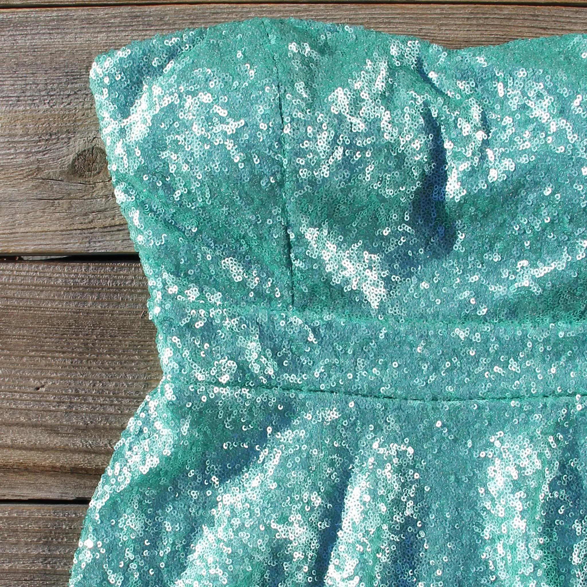 Wishing Star Party Dress in Mint