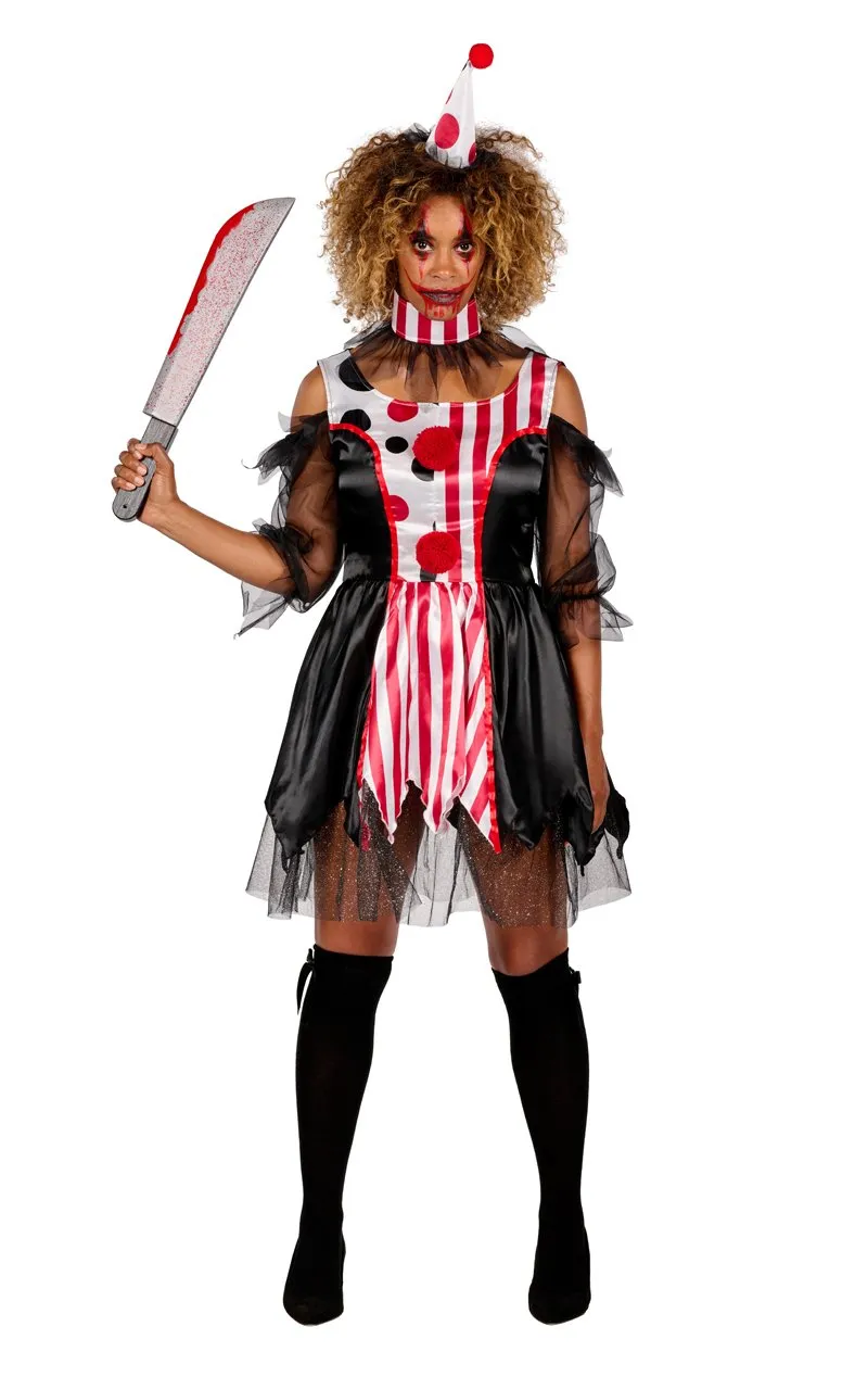 Womens Clown Costume