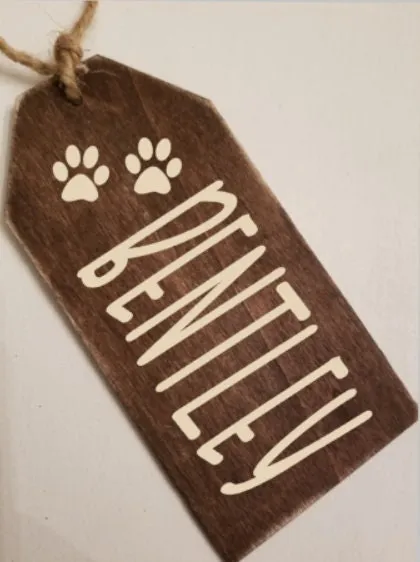 Wood Tag/Gift Tag/Birthday Tag/Wine Tag/Pantry Organization Personalized  3x6