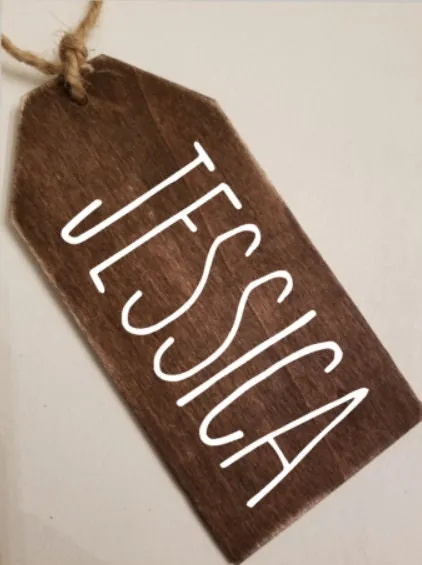 Wood Tag/Gift Tag/Birthday Tag/Wine Tag/Pantry Organization Personalized  3x6