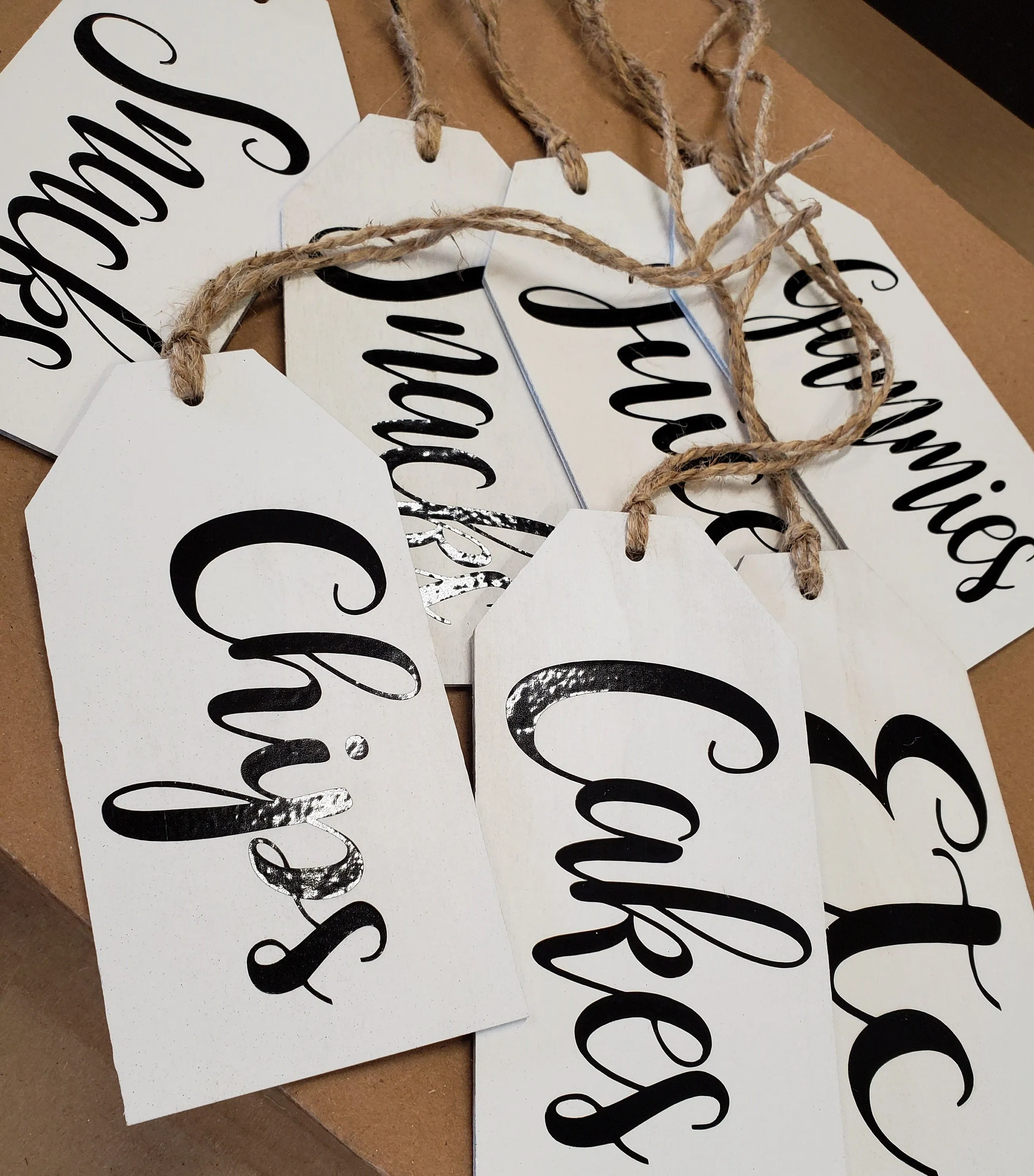 Wood Tag/Gift Tag/Birthday Tag/Wine Tag/Pantry Organization Personalized  3x6