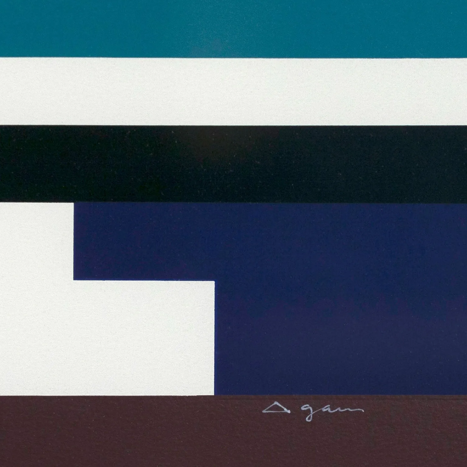 YAACOV AGAM "PURPLE MATRIX" 1976