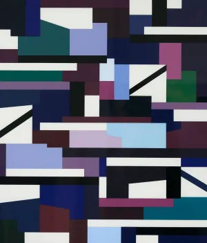 YAACOV AGAM "PURPLE MATRIX" 1976