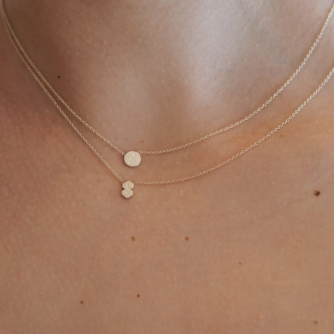 Yin Yang Necklace - Solid 14kt